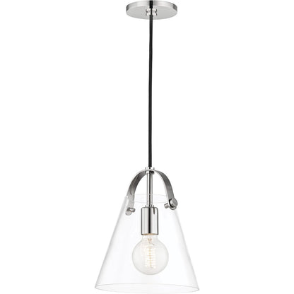 Mitzi 1 Light Pendant in Polished Nickel H162701S-PN