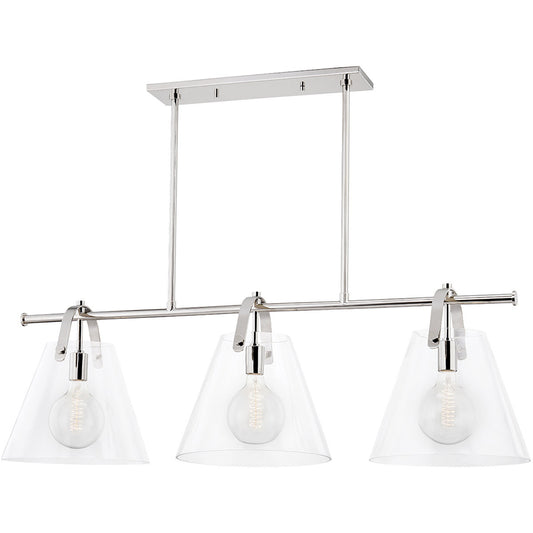 Mitzi 3 Light Linear in Polished Nickel H162903-PN