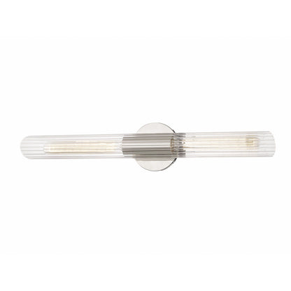 Mitzi 2 Light Wall Sconce in Polished Nickel H177102L-PN