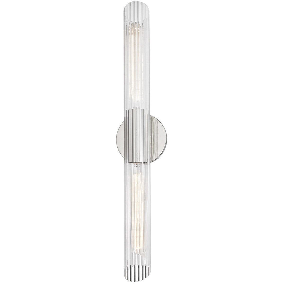 Mitzi 2 Light Wall Sconce in Polished Nickel H177102L-PN