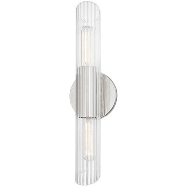 Mitzi 2 Light Wall Sconce in Polished Nickel H177102S-PN