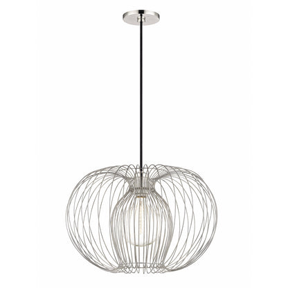 Mitzi 1 Light Pendant in Polished Nickel H181701L-PN