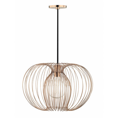 Mitzi 1 Light Pendant in Polished Copper H181701L-POC