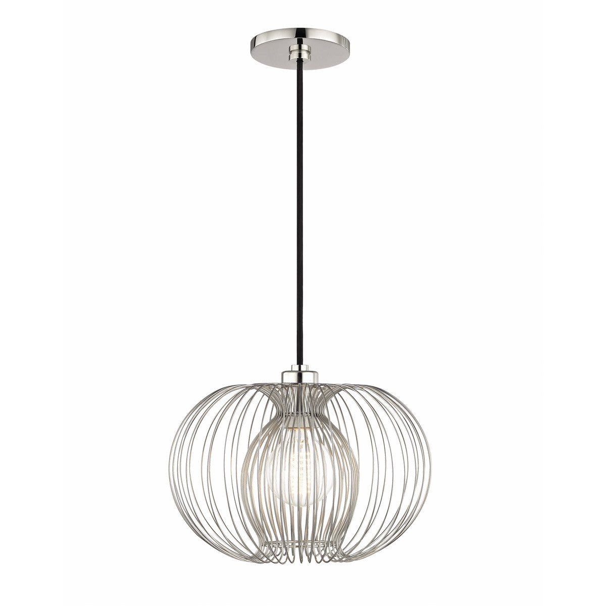 Mitzi 1 Light Pendant in Polished Nickel H181701S-PN