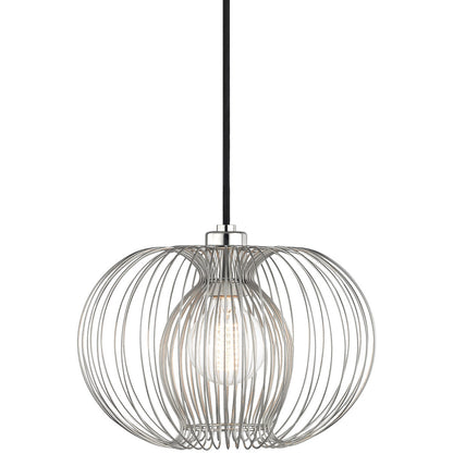 Mitzi 1 Light Pendant in Polished Nickel H181701S-PN