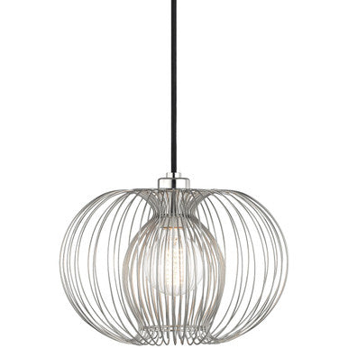 Mitzi 1 Light Pendant in Polished Nickel H181701S-PN