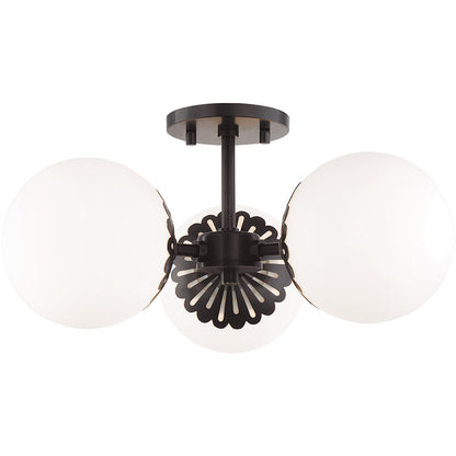 Mitzi 3 Light Semi Flush in Old Bronze H193603-OB