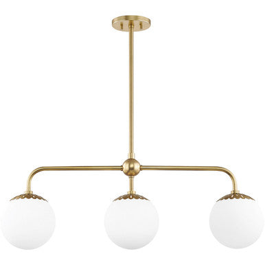 Mitzi 3 Light Linear in Aged Brass H193903-AGB