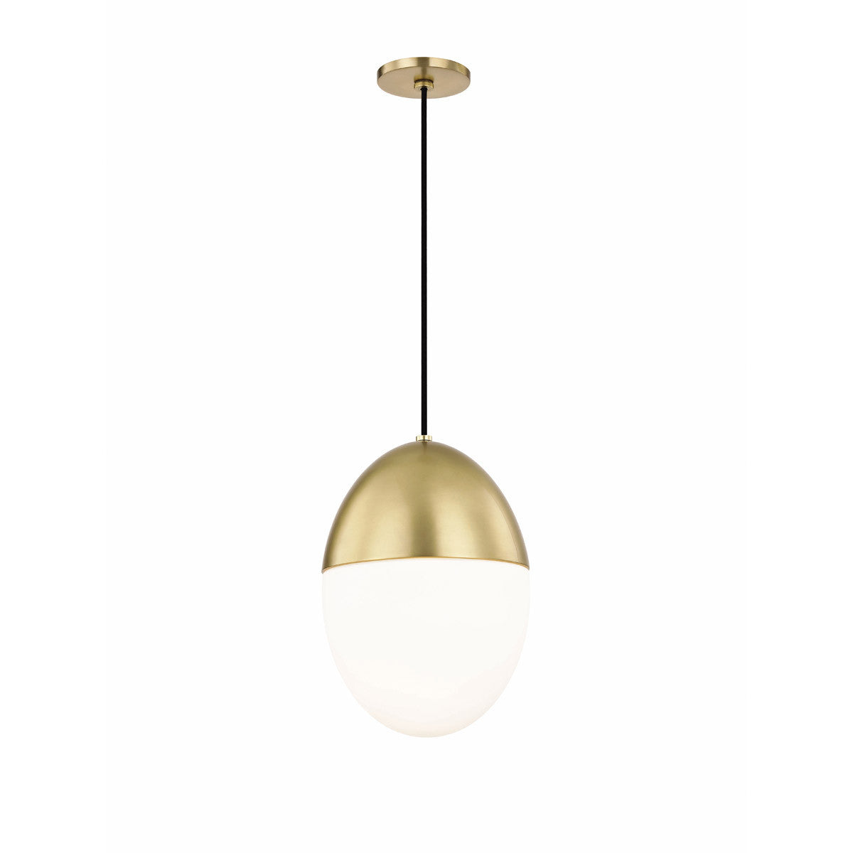 Mitzi 1 Light Pendant in Aged Brass H206701L-AGB