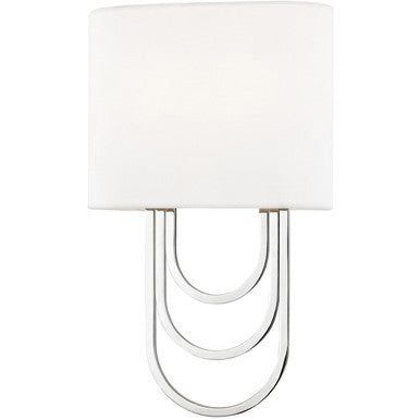 Mitzi 2 Light Wall Sconce in Polished Nickel H210102-PN