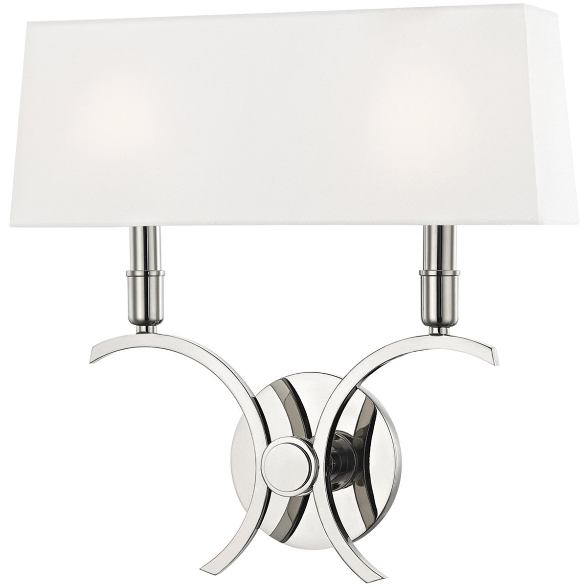 Mitzi 2 Light Wall Sconce in Polished Nickel H212102L-PN