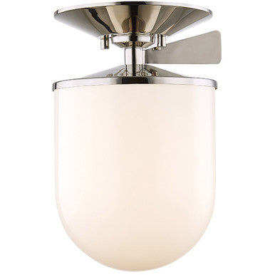 Mitzi 1 Light Semi Flush in Polished Nickel H214601L-PN