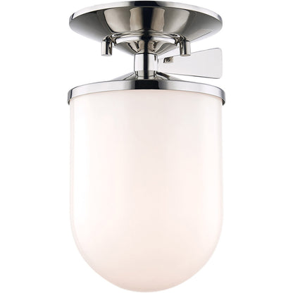 Mitzi 1 Light Semi Flush in Polished Nickel H214601S-PN