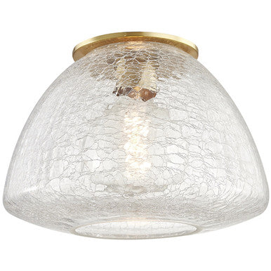 Mitzi 1 Light Flush Mount in Aged Brass H216501L-AGB