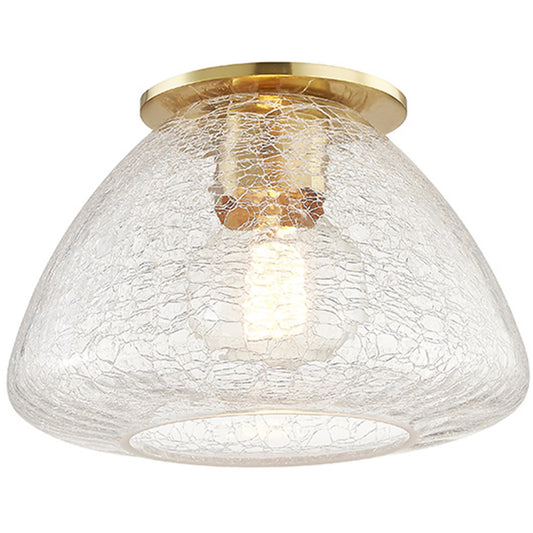 Mitzi 1 Light Flush Mount in Aged Brass H216501S-AGB