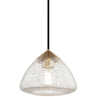 Mitzi 1 Light Pendant in Aged Brass H216701S-AGB