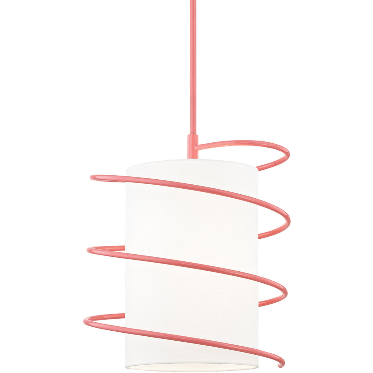 Mitzi 1 Light Pendant in Pink H237701L-PK