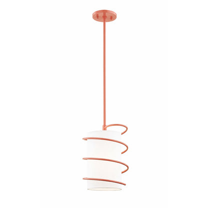 Mitzi 1 Light Pendant in Pink H237701S-PK