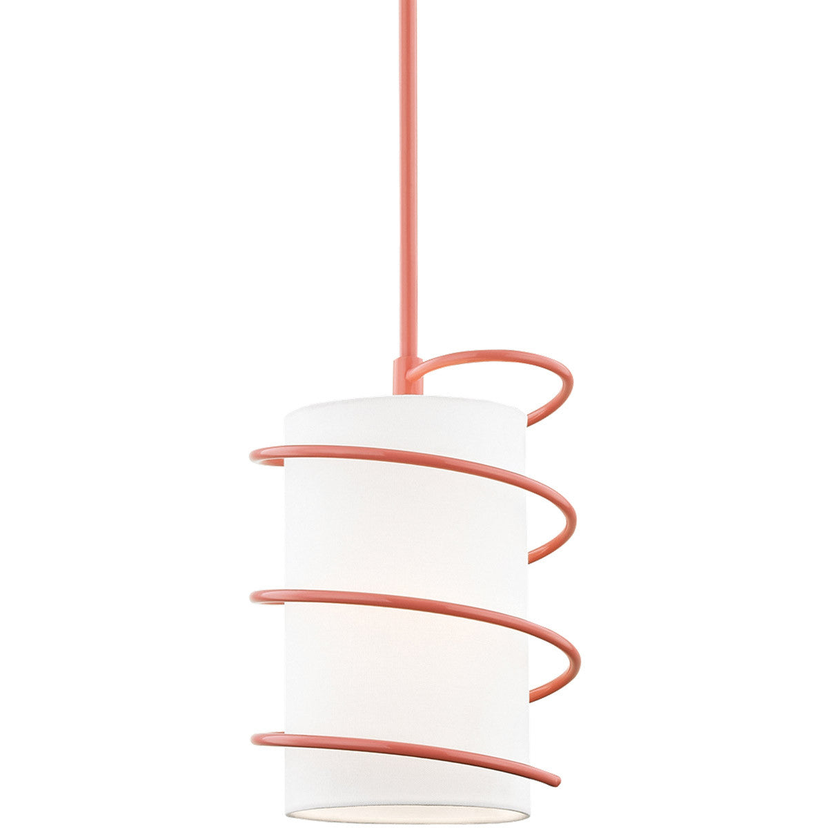 Mitzi 1 Light Pendant in Pink H237701S-PK