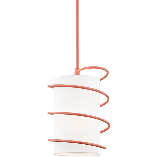 Mitzi 1 Light Pendant in Pink H237701S-PK