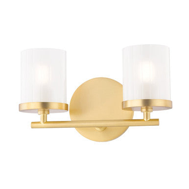 Mitzi 2 Light Bath and Vanity in Aged Brass H239302-AGB