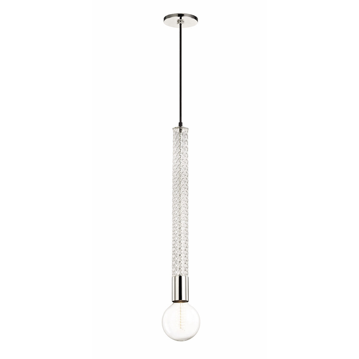 Mitzi 1 Light Pendant in Polished Nickel H256701-PN