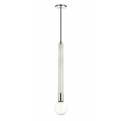 Mitzi 1 Light Pendant in Polished Nickel H256701-PN