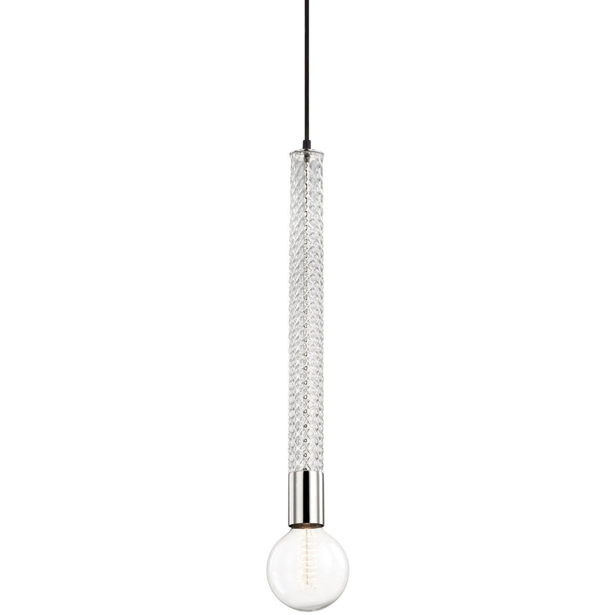 Mitzi 1 Light Pendant in Polished Nickel H256701-PN