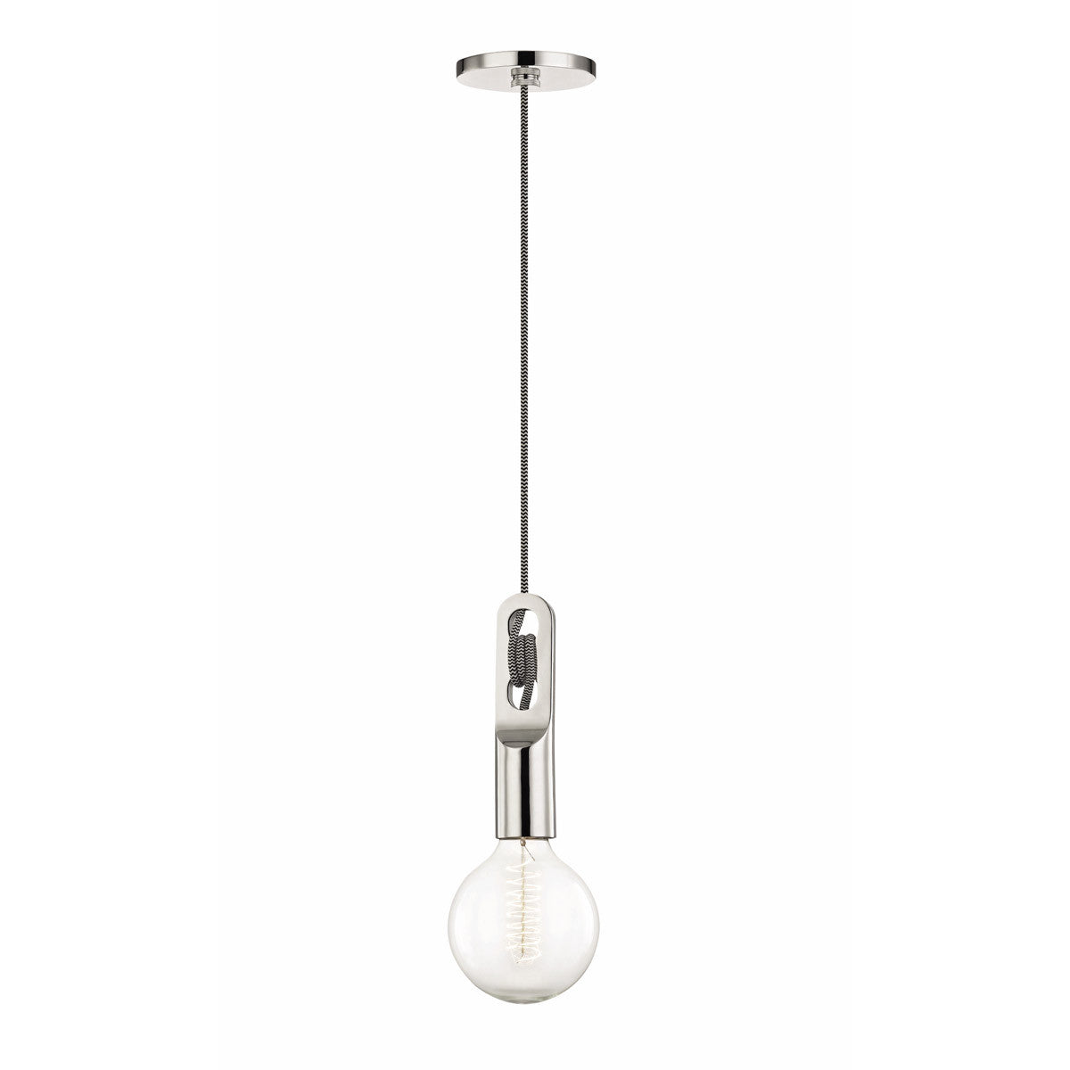 Mitzi 1 Light Pendant in Polished Nickel H257701-PN