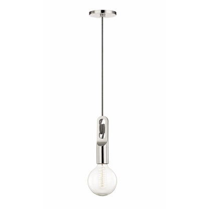 Mitzi 1 Light Pendant in Polished Nickel H257701-PN