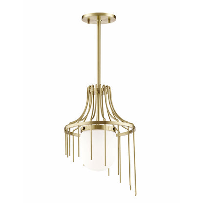 Mitzi 1 Light Pendant in Aged Brass H266701S-AGB