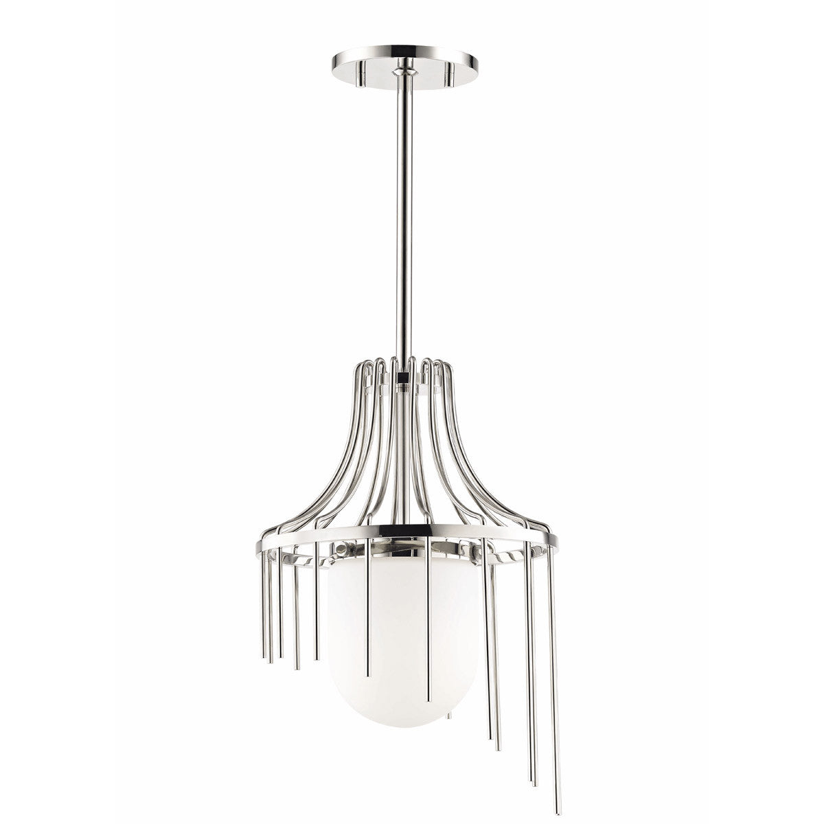 Mitzi 1 Light Pendant in Polished Nickel H266701S-PN