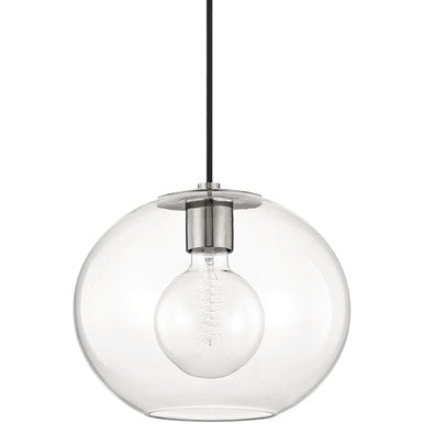 Mitzi 1 Light Pendant in Polished Nickel H270701L-PN