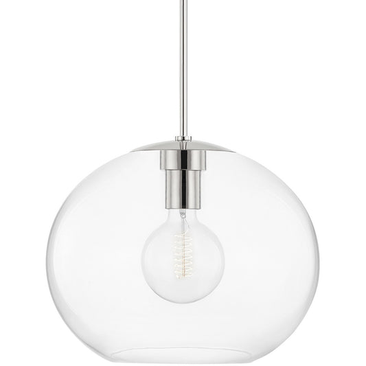 Mitzi 1 Light Pendant in Polished Nickel H270701XL-PN