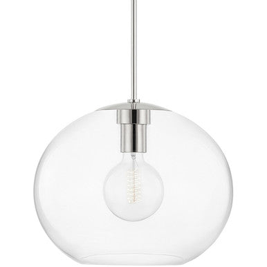 Mitzi 1 Light Pendant in Polished Nickel H270701XL-PN