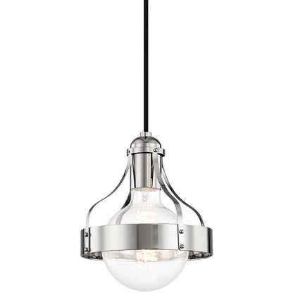 Mitzi 1 Light Pendant in Polished Nickel H271701-PN