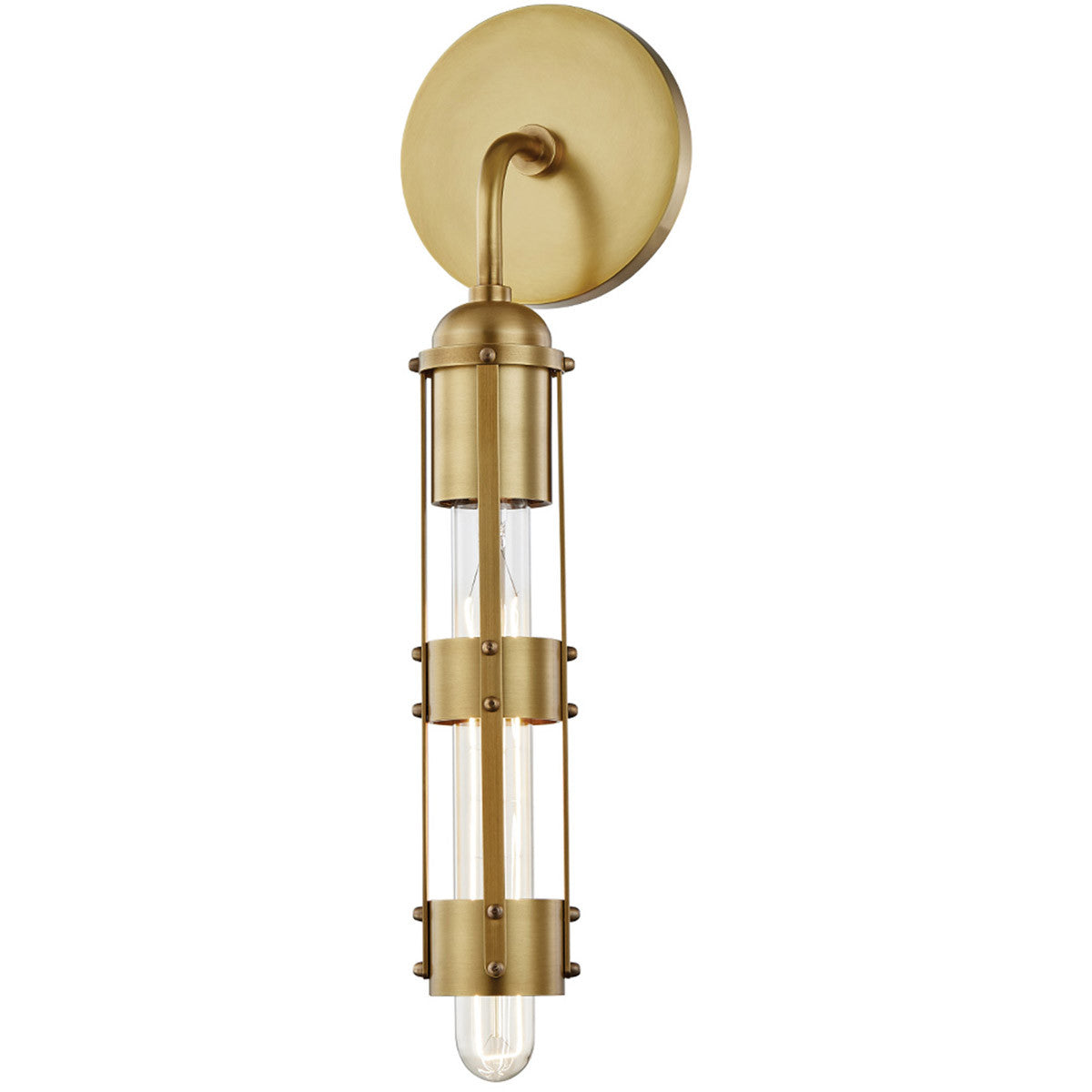 Mitzi 1 Light Wall Sconce in Aged Brass H272101-AGB