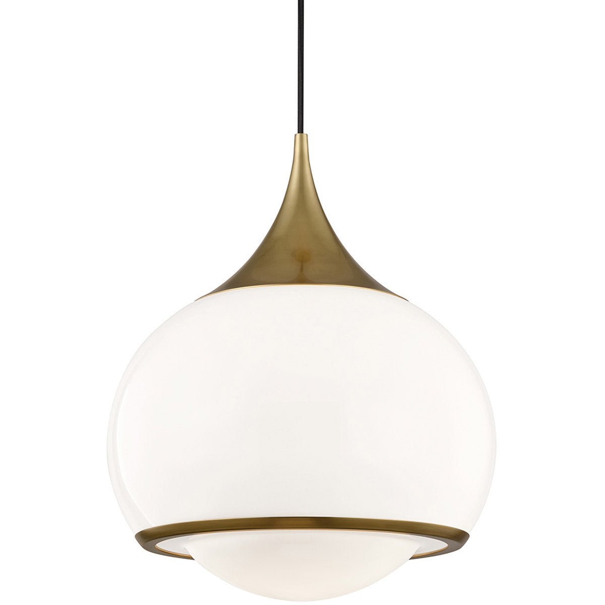 Mitzi 1 Light Pendant in Aged Brass H281701L-AGB