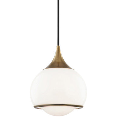 Mitzi 1 Light Pendant in Aged Brass H281701S-AGB