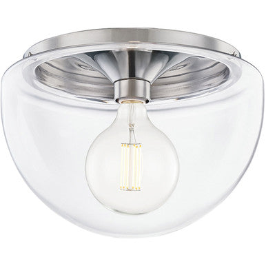 Mitzi 1 Light Flush Mount in Polished Nickel H284501L-PN