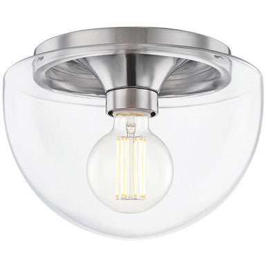 Mitzi 1 Light Flush Mount in Polished Nickel H284501S-PN