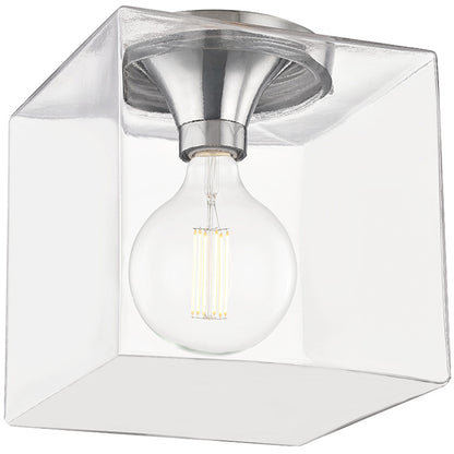 Mitzi 1 Light Flush Mount in Polished Nickel H284501SQL-PN