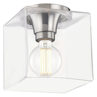 Mitzi 1 Light Flush Mount in Polished Nickel H284501SQS-PN