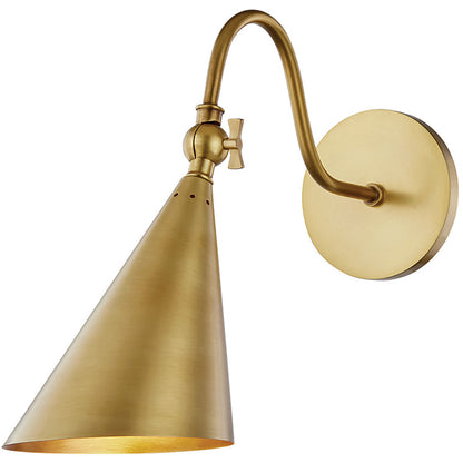 Mitzi 1 Light Wall Sconce in Aged Brass H285101-AGB