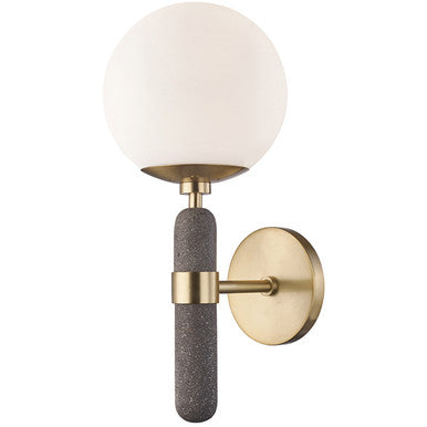 Mitzi 1 Light Wall Sconce in Aged Brass H289101-AGB