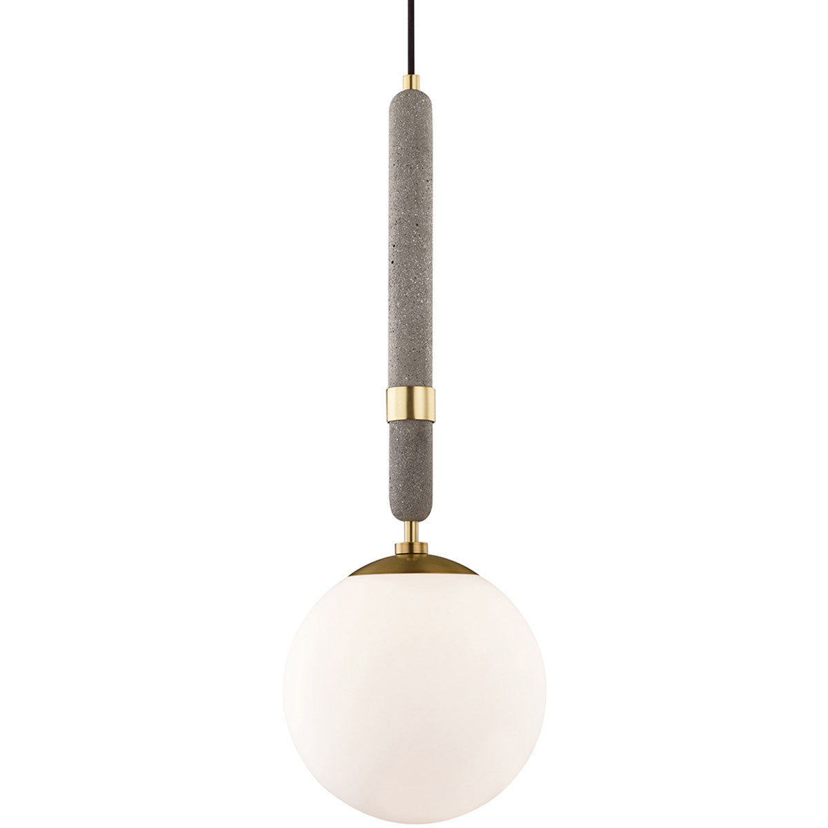 Mitzi 1 Light Pendant in Aged Brass H289701L-AGB