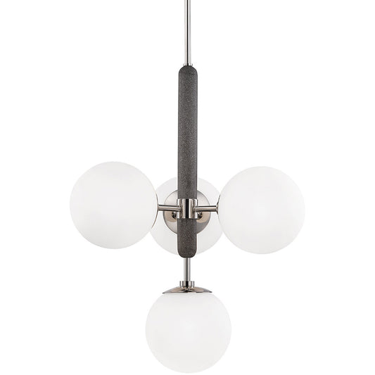 Mitzi 4 Light Chandelier in Polished Nickel H289804-PN