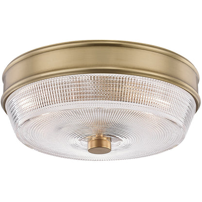 Mitzi 2 Light Flush Mount in Aged Brass H309501-AGB