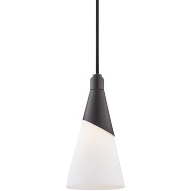 Mitzi 1 Light Pendant in Black H312701-BLK