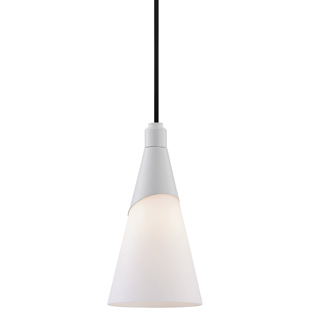 Mitzi 1 Light Pendant in White H312701-WH